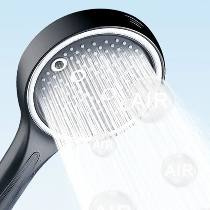 High-Pressure 6-Mode Handheld Shower Head - Rainfall & Massage Spray