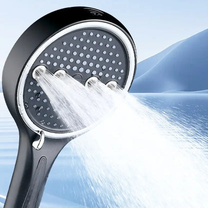 High-Pressure 6-Mode Handheld Shower Head - Rainfall & Massage Spray